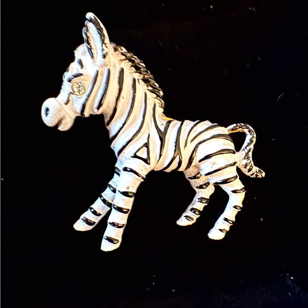 Original by Robert RARE Zebra Pin